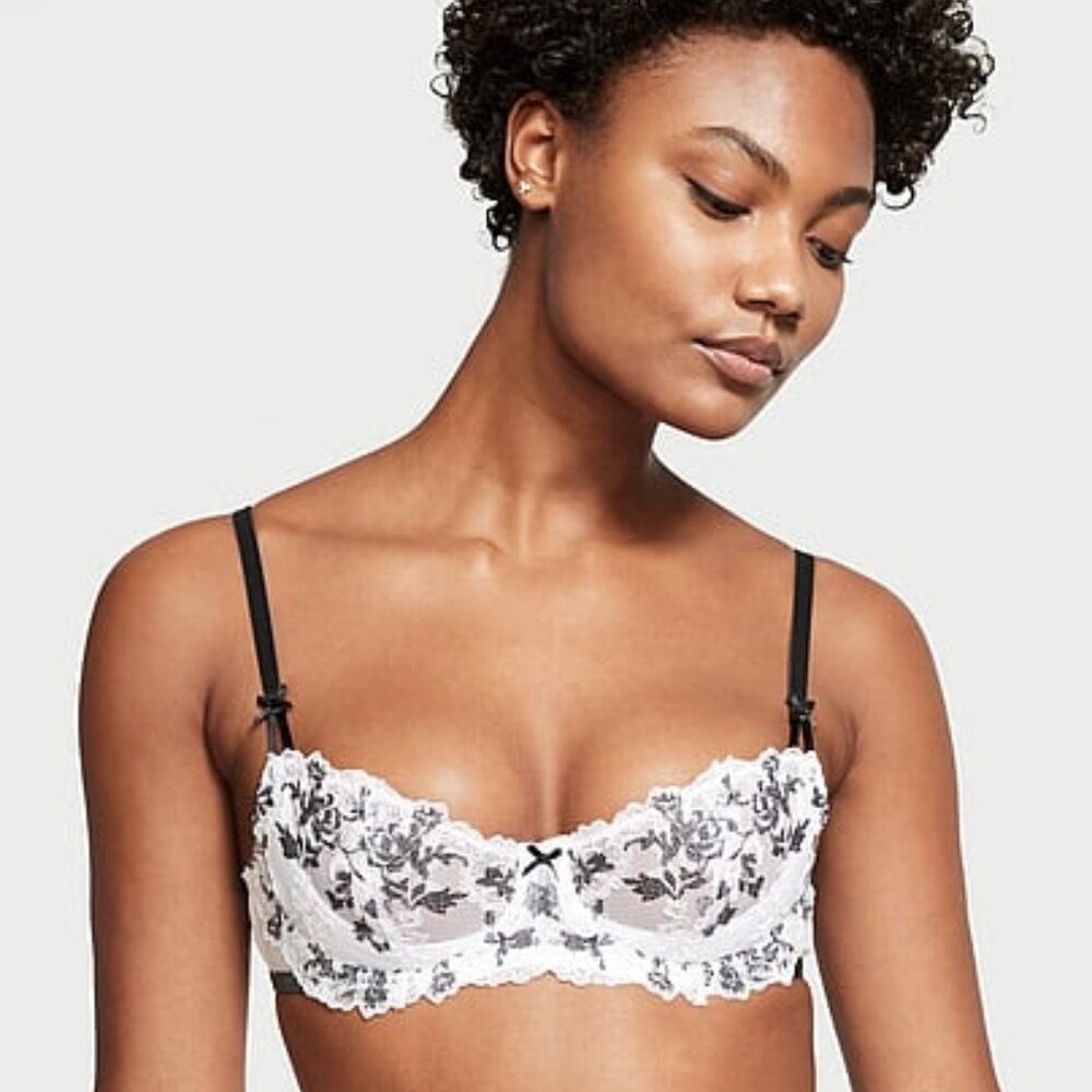 Victoria Secret Bra, Size 38 C, Wicked Unlined Balconette Bra